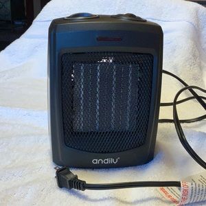 Andily Compact & Portable Electric Space Heater with Built-in Thermostat